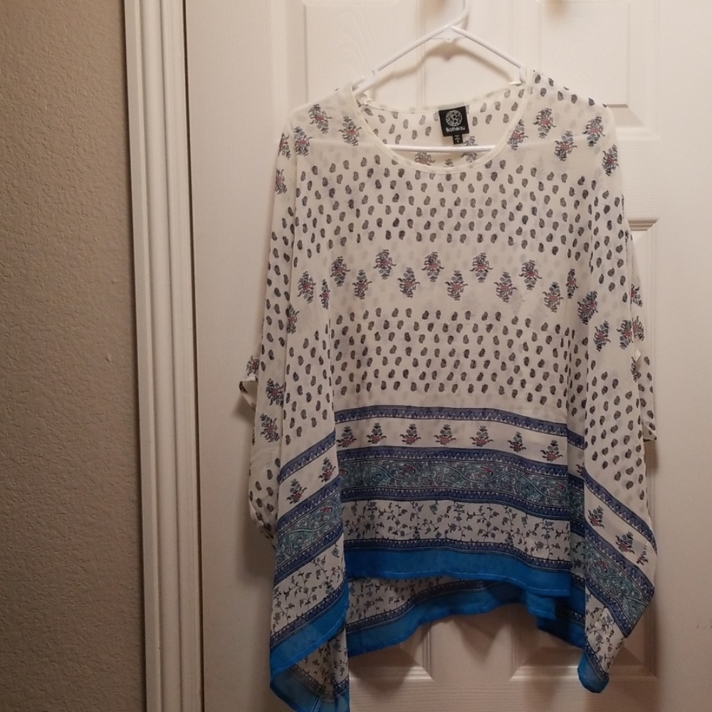 Bobeau sheer shawl